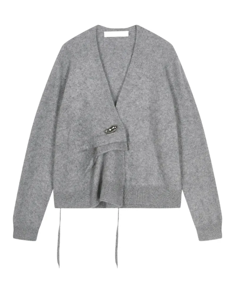 JNBY Asymmetrischer Cardigan - Grau Grau