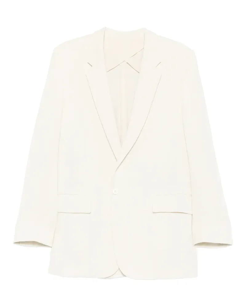 Petar Petrov single-breasted notched-lapel blazer - Nude Nude