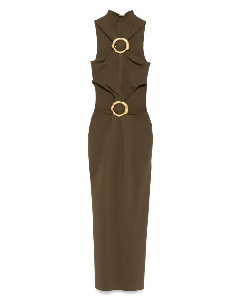 Cult Gaia Ambar Midikleid - Grün Grün