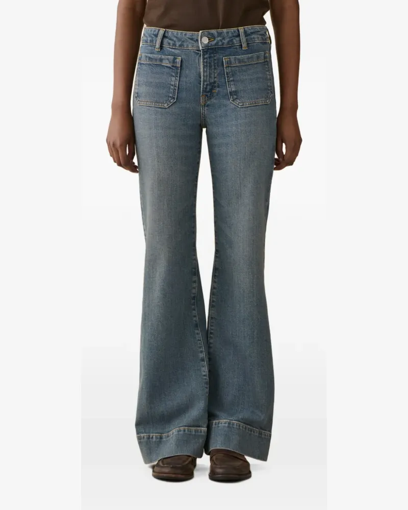 JEANERICA St Monica Low flared jeans - Blau Blau