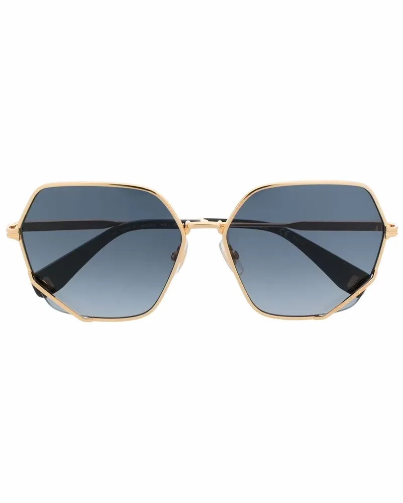 Marc Jacobs Sonnenbrille mit eckigem Gestell - Gold Gold