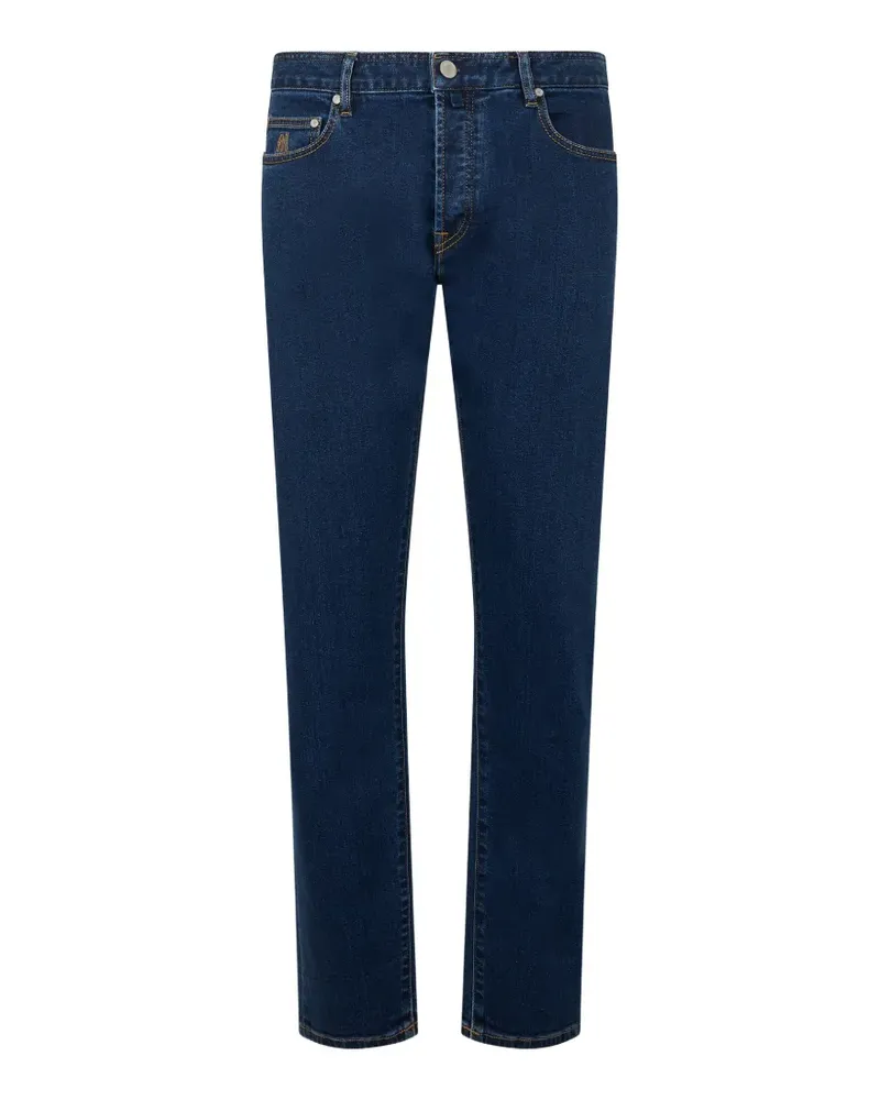 MOORER five-pocket slim-fit jeans - Blau Blau