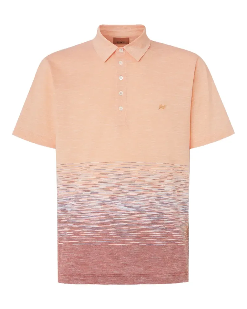 Missoni Poloshirt mit Intarsienmuster - Orange Orange