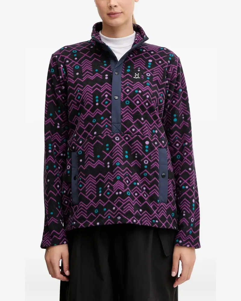 Haglöfs Mora patterned sweatshirt - Violett Violett