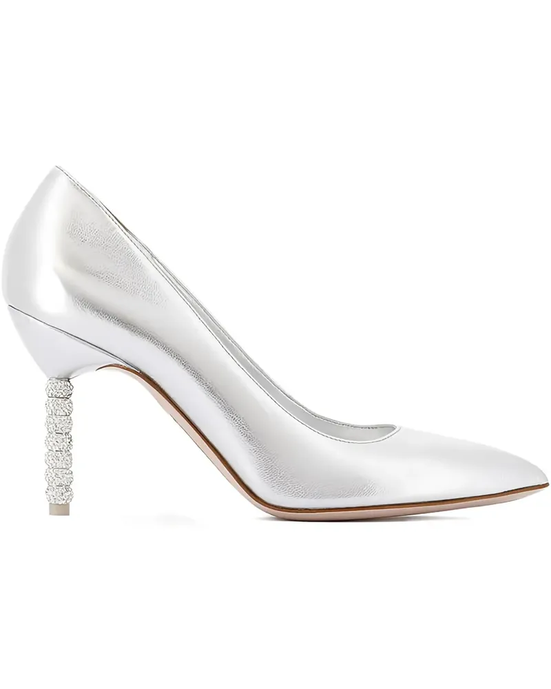 Sophia Webster Verzierte Jasmine Pumps 85mm - Silber Silber