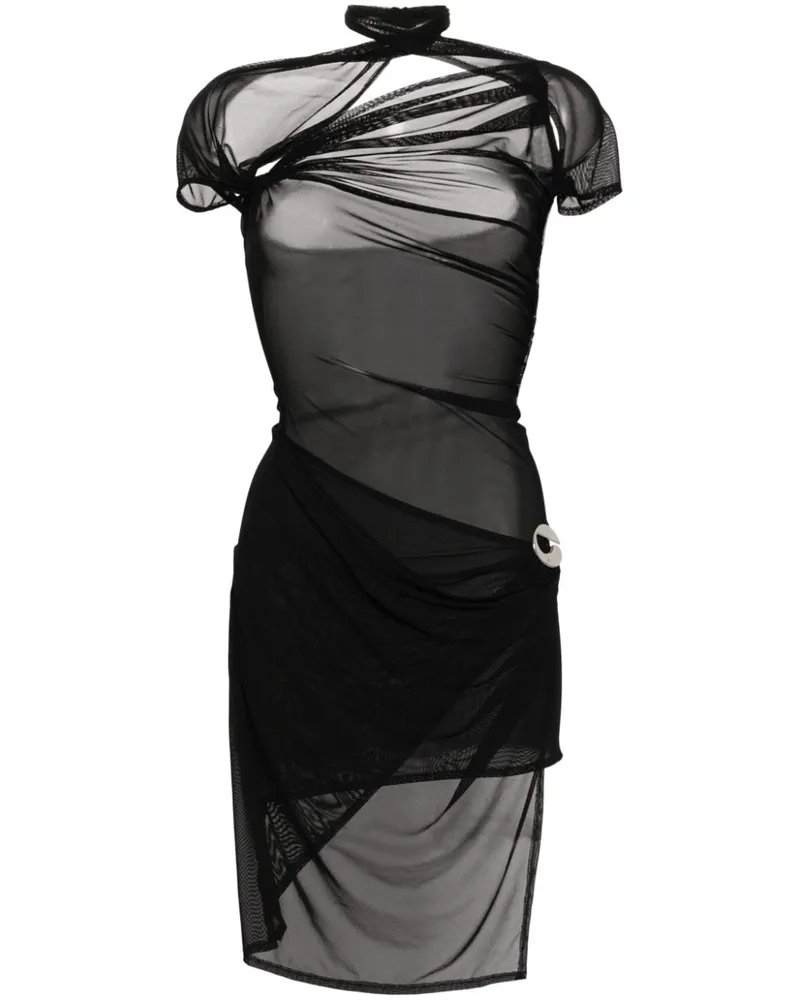 COPERNI Asymmetrisches Kleid - Schwarz Schwarz