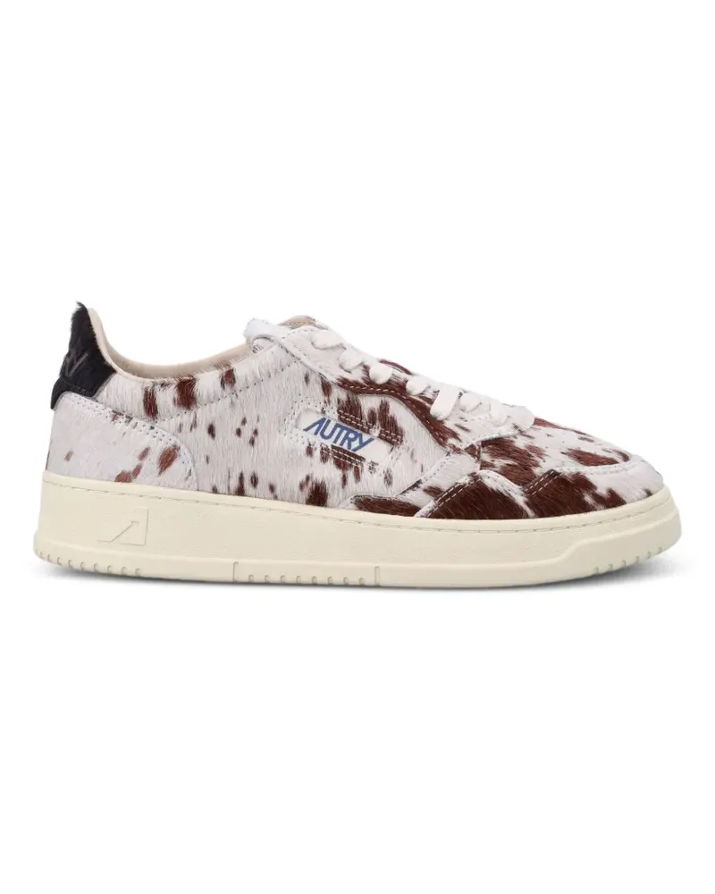AUTRY pony-hair sneakers - Nude Nude