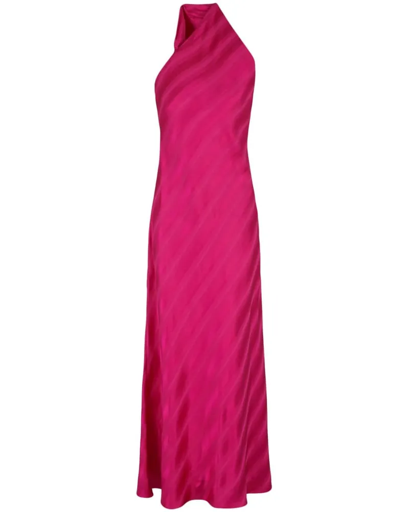 Emporio Armani One-Shoulder-Kleid aus Satin - Rosa Rosa