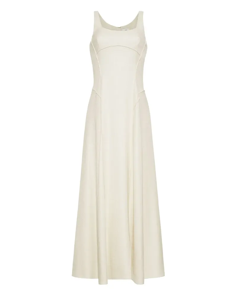 Adam Lippes Shay Midikleid - Weiß Weiß