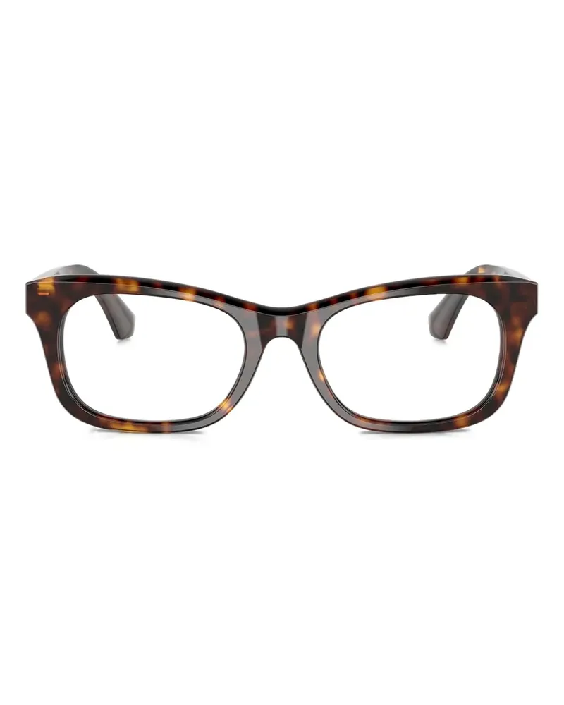 Burberry Brille mit eckigem Gestell - Braun Braun