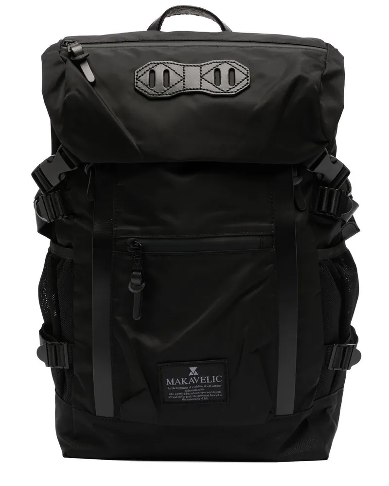 Makavelic Chase Double-Line Rucksack Schwarz