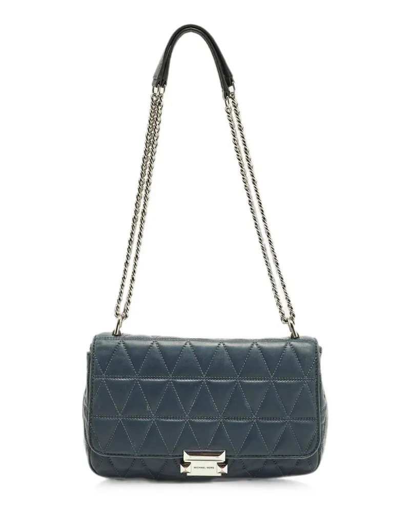Michael Kors Sloan quilted shoulder bag - Blau Blau