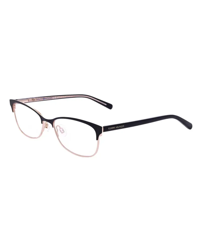 Tommy Hilfiger Brille mit eckigem Gestell - Schwarz Schwarz
