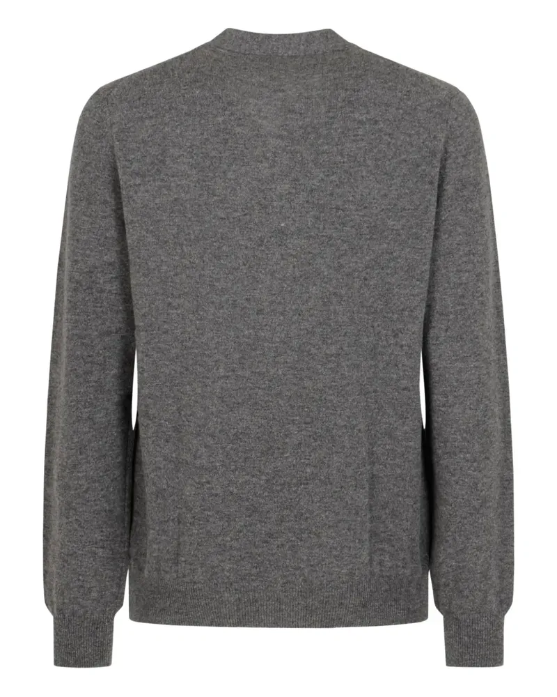 Comme des Garçons Cardigan mit Herz-Patch - Grau Grau