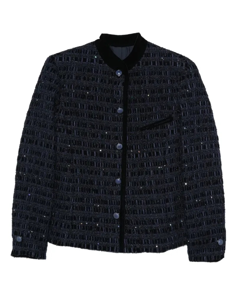 Emporio Armani Jacke mit Zierknöpfen - Blau Blau