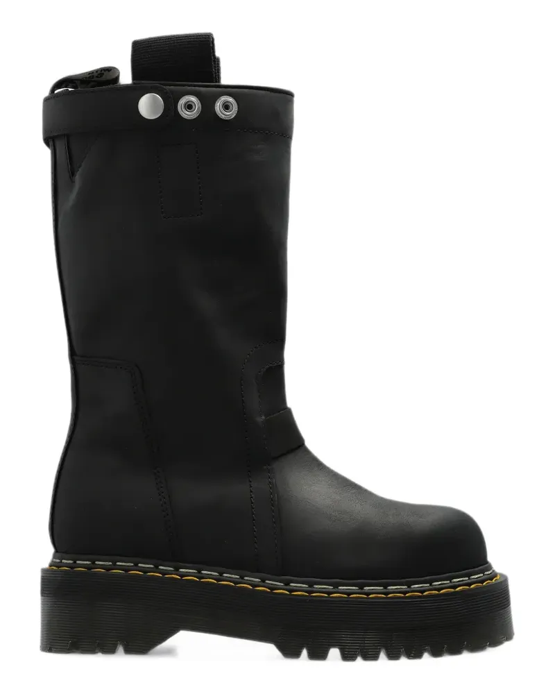 Rick Owens x Dr Martens Quad sole pull on boots - Schwarz Schwarz