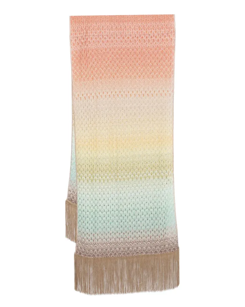 Missoni Schal mit Fransen - Nude Nude
