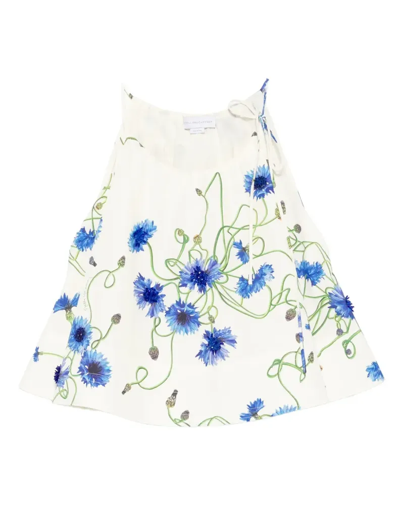 Stella McCartney Fiordaliso beaded-embroidery blouse - Weiß Weiß