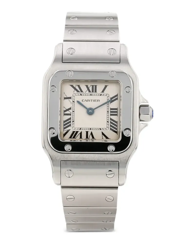 Cartier 2010s Santos Galbée Armbanduhr 24mm - Weiß Weiß