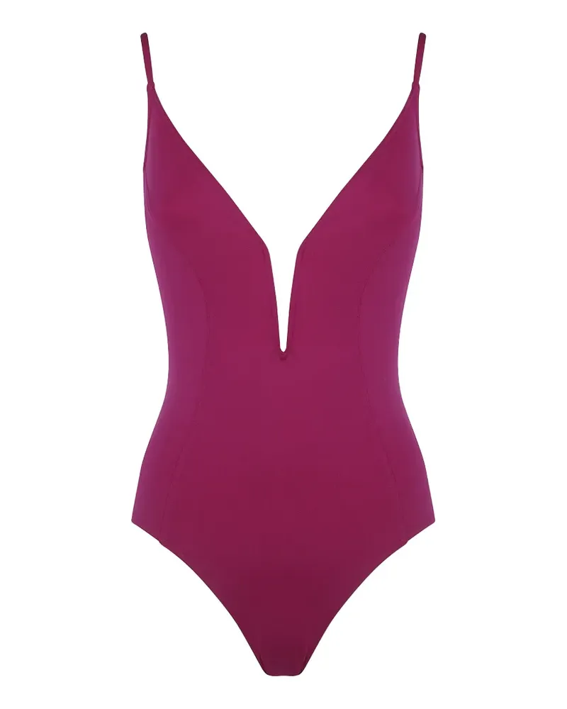 Eres Galbe plunging V-neck swimsuit - Rosa Rosa