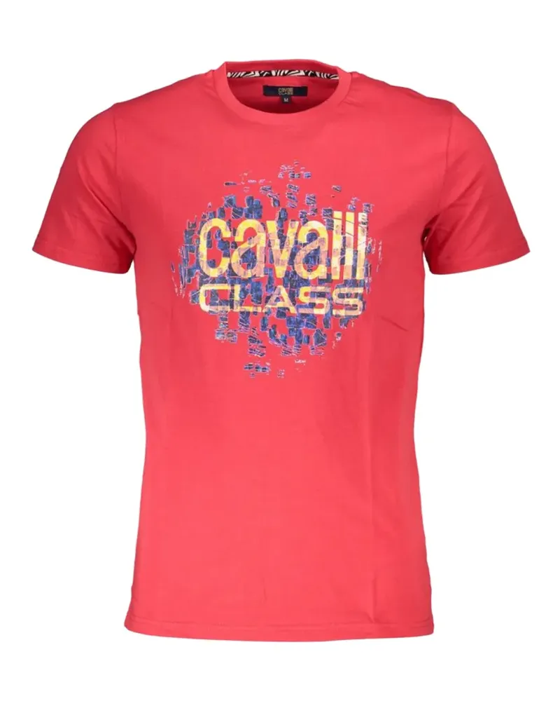 Roberto Cavalli logo-print T-shirt - Rot Rot