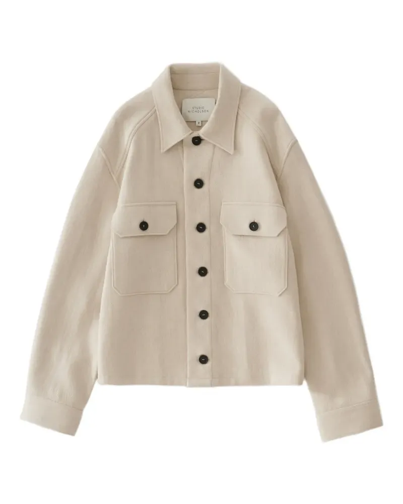 Studio Nicholson Kelver Hemdjacke - Nude Nude