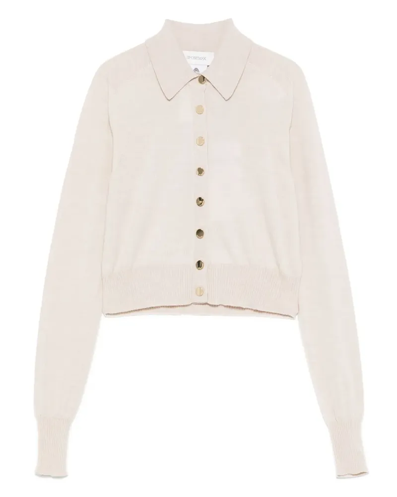 SPORTMAX Cardigan aus Schurwolle - Nude Nude
