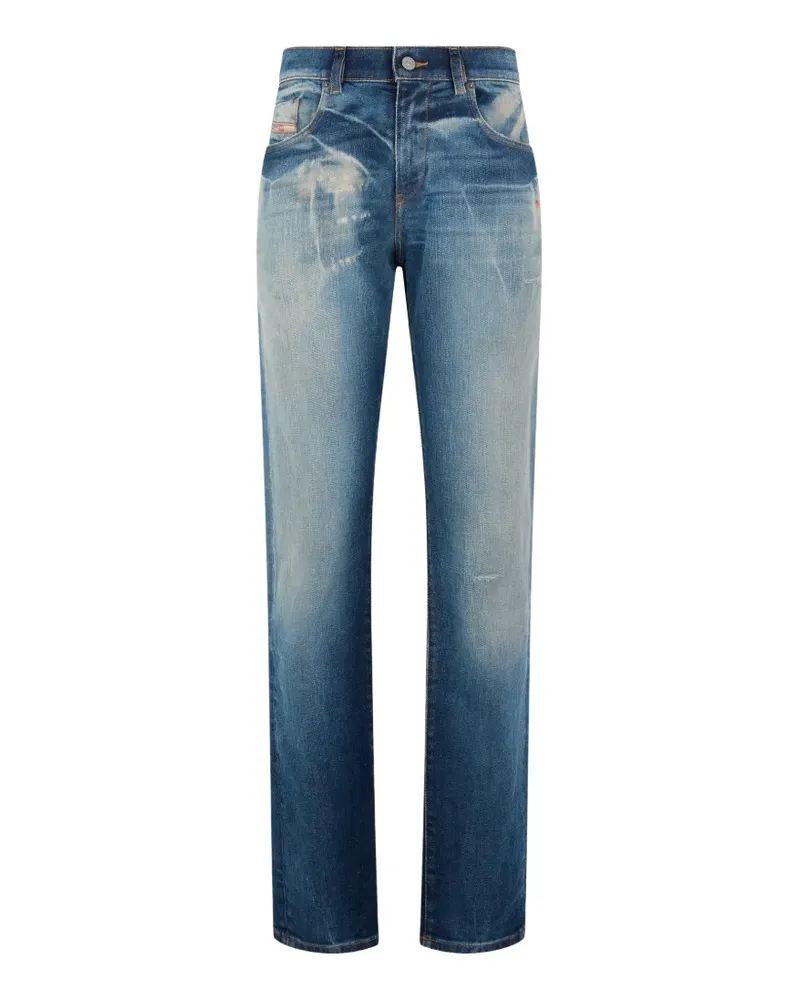 Diesel faded-effect straight-leg jeans - Blau Blau