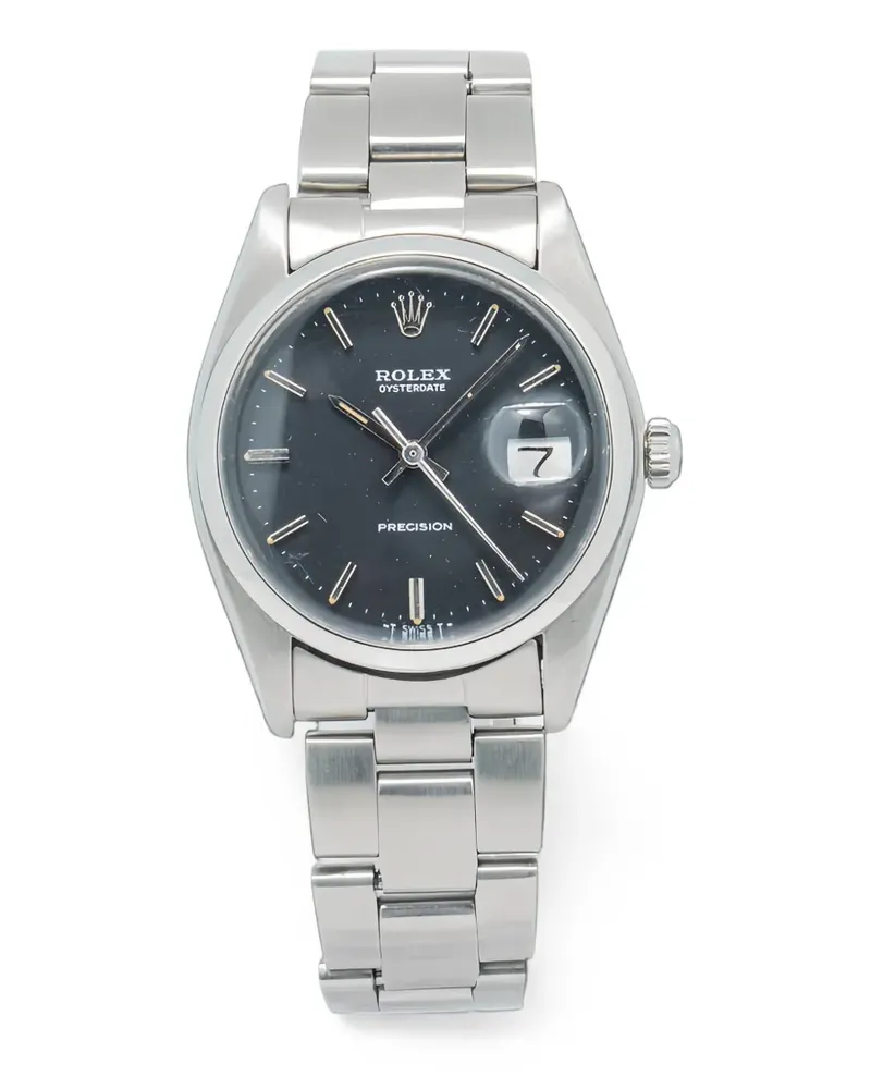 Rolex Oysterdate Precision Armbanduhr 34mm - Schwarz Schwarz