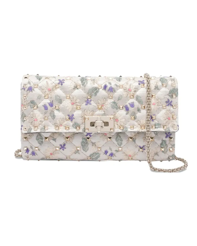 Valentino Garavani Gesteppte Umhängetasche mit Print - Weiß Weiß