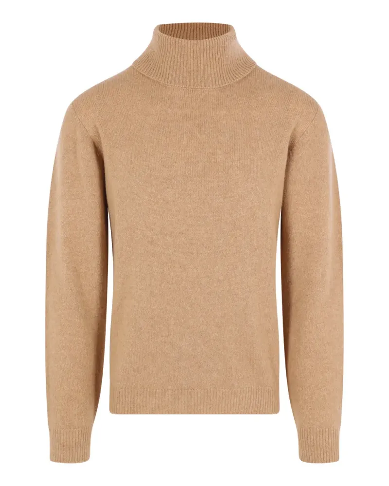 Roberto Collina Gerippter Rollkragenpullover - Braun Braun