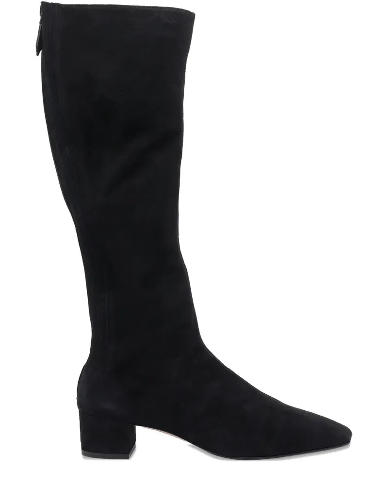 Aquazzura 35mm pointed toe zip boots - Schwarz Schwarz