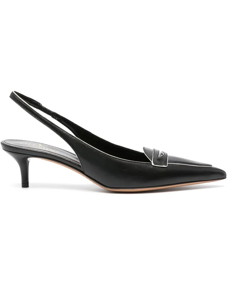 Valentino Garavani Slingback-Pumps 50mm - Schwarz Schwarz