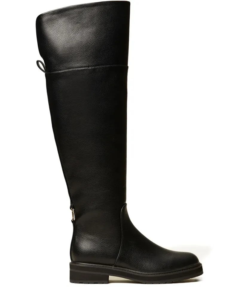 Twin-Set 40mm logo-detail boots - Schwarz Schwarz