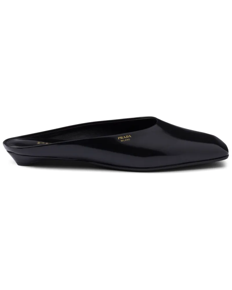 Prada Sandalen aus Leder - Schwarz Schwarz