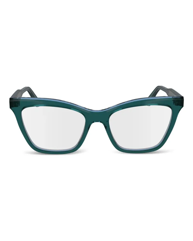 Calvin Klein Brille im Cat-Eye-Design - Grün Grün