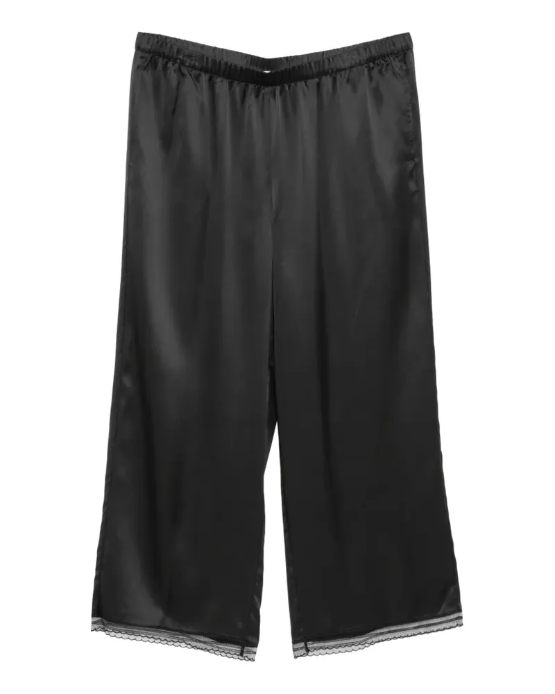 STAUD Hose mit Spitzenbesatz - Schwarz Schwarz