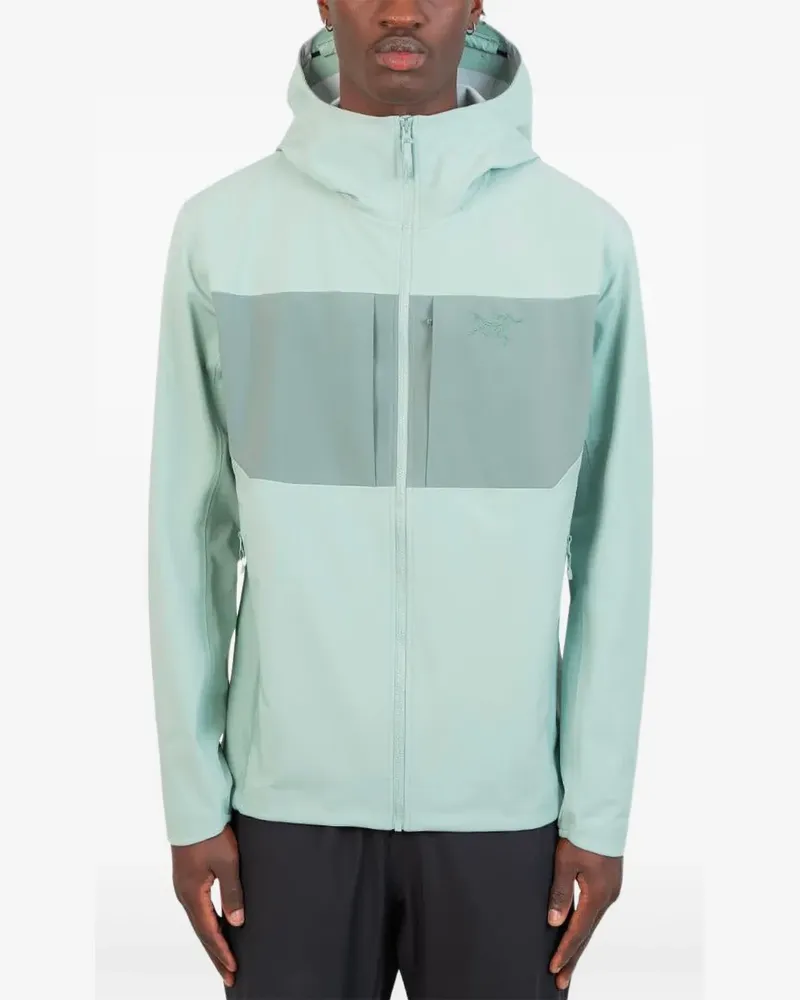 GRAMICCI Kapuzenjacke mit Kontrasteinsätzen - Blau Blau