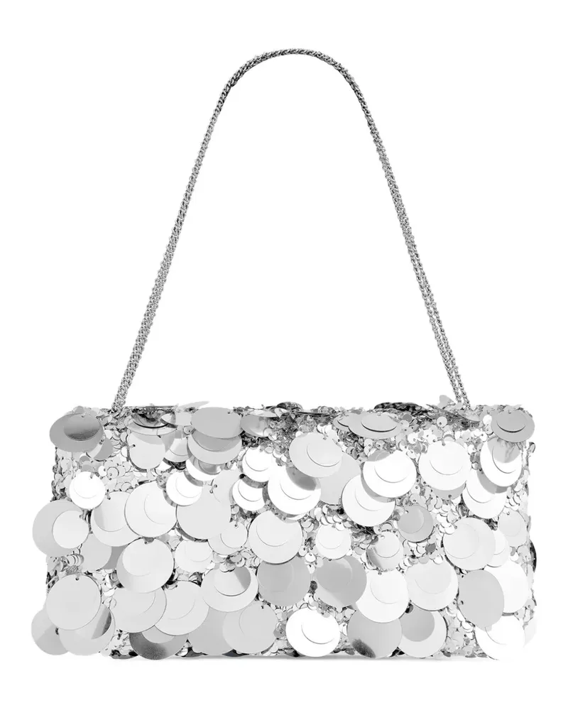 Paco Rabanne sequin shoulder bag - Silber Silber