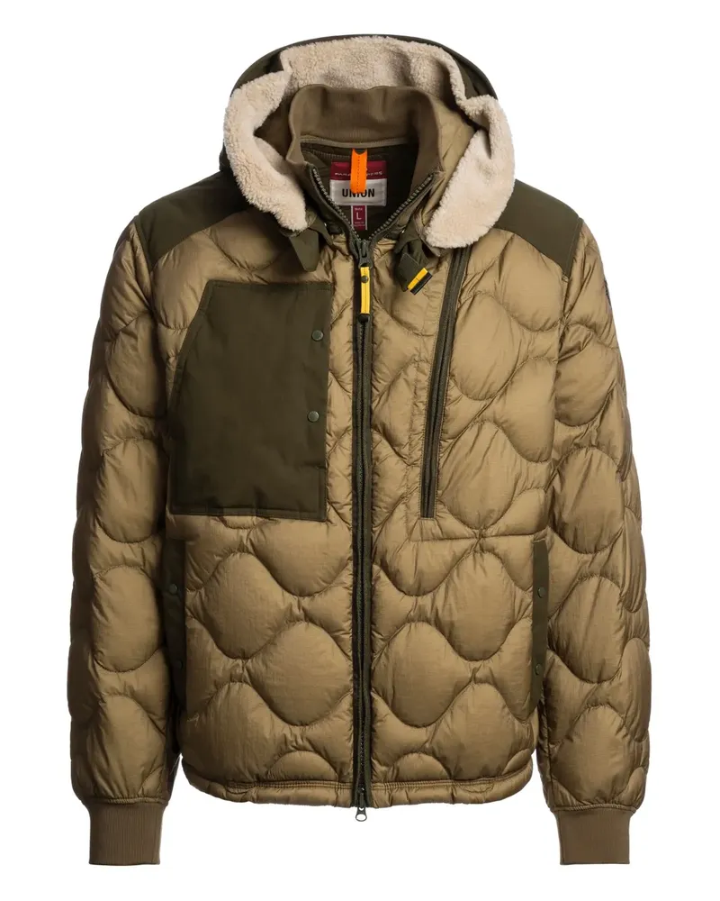 Parajumpers Gesteppte Kapuzenjacke - Grün Grün