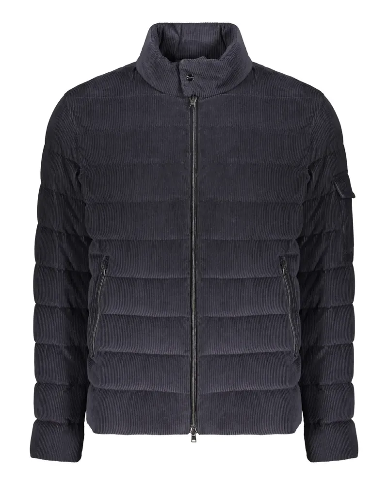 Herno Gefütterte Jacke mit Reißverschluss - Blau Blau