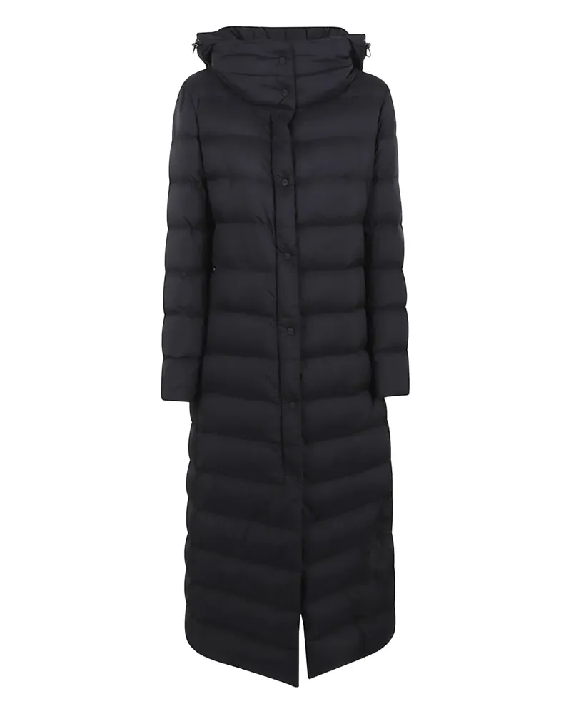 Herno hooded buttoned jacket - Schwarz Schwarz
