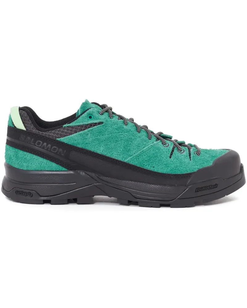Salomon X-Alp Sneakers aus Wildleder - Grün Grün