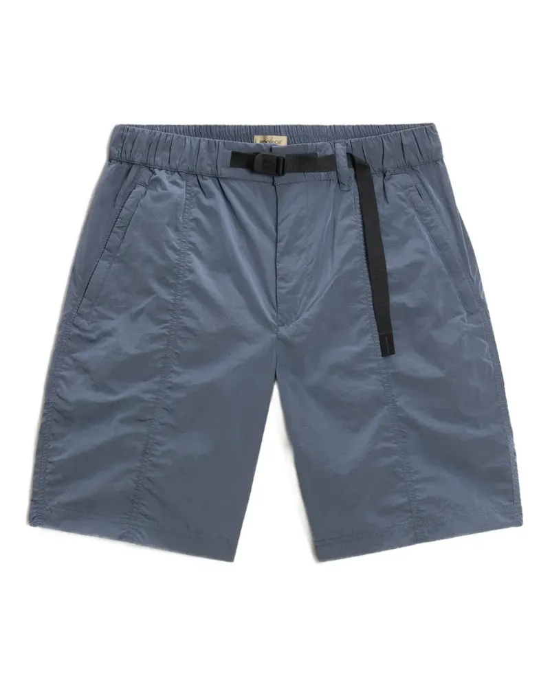 Woolrich belted water-repellent shorts - Blau Blau