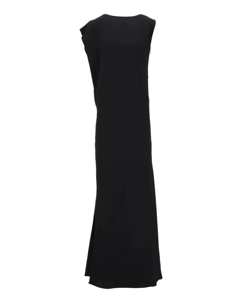 Jacquemus Asymmetrisches Drap Kleid - Schwarz Schwarz