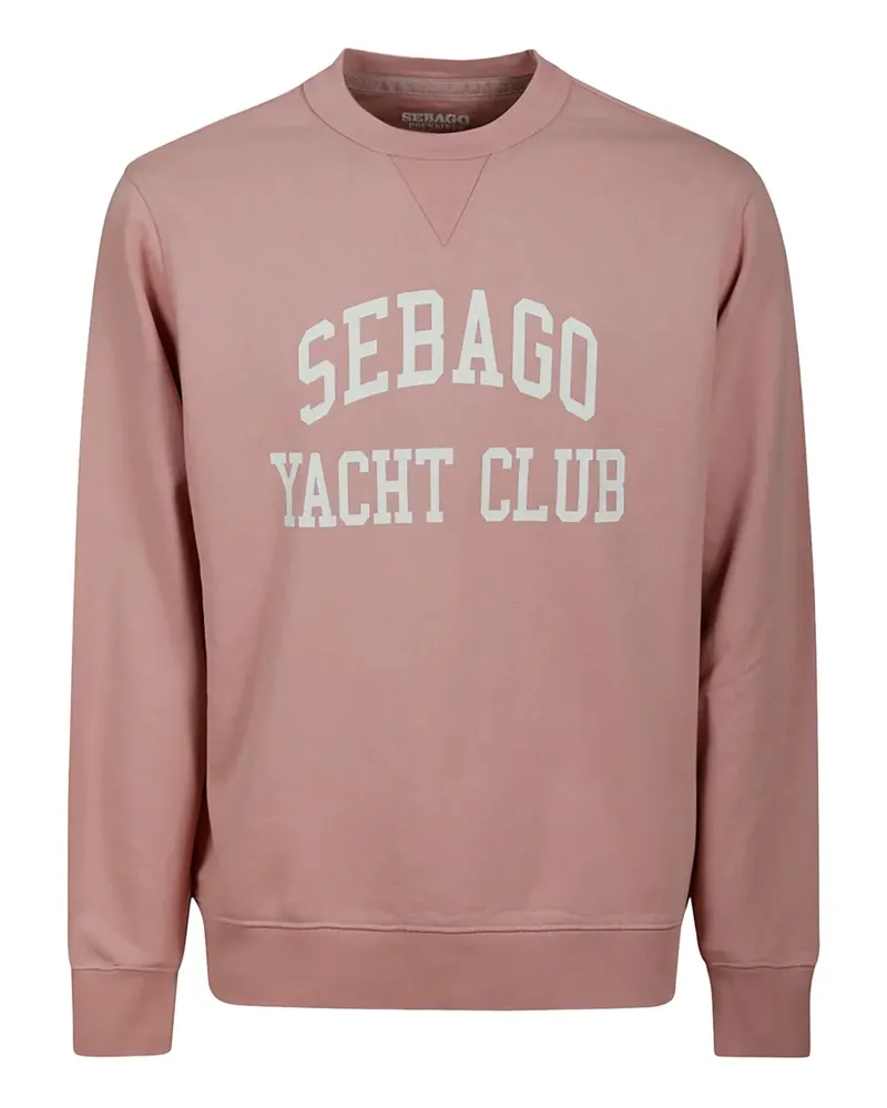 Sebago Sweatshirt mit Logo-Print - Rosa Rosa