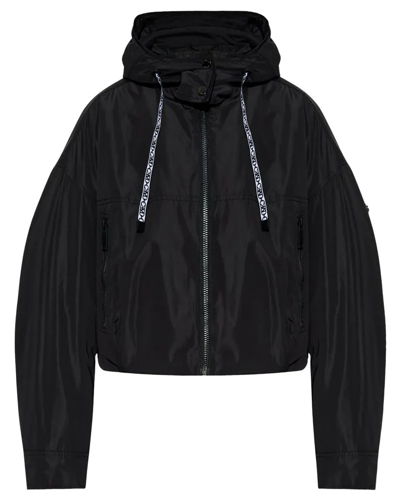 Michael Kors Klassische Kapuzenjacke - Schwarz Schwarz