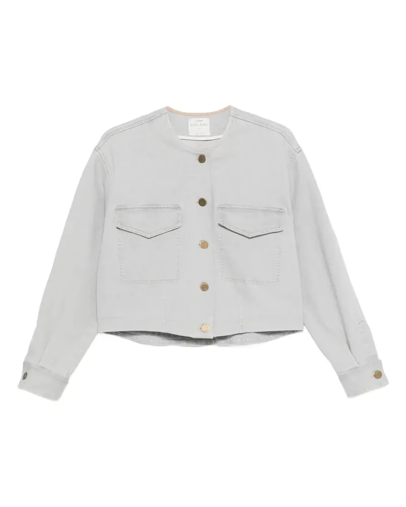 forte_forte Jacke mit Klappentaschen - Grau Grau