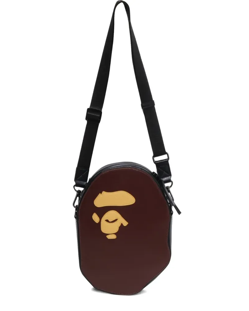 BAPE Kuriertasche mit Logo - Braun Braun