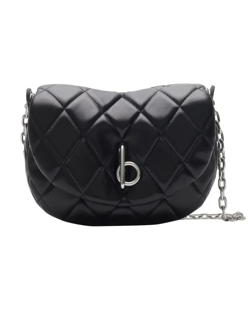 Burberry Gesteppte Rocking Horse Umhängetasche - Schwarz Schwarz